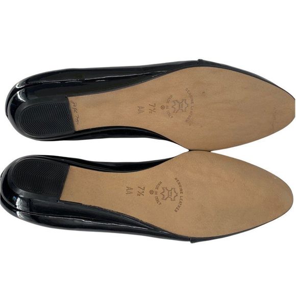 Amalfi Fashion Flats Women’s Shoes Patent Leather Black Size 6.5 AA 0124 READ - Picture 7 of 8